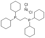 1,2-BIS(DICYCLOHEXYLPHOSPHINO)ETHANE NICKEL(II) CHLORIDE Structure