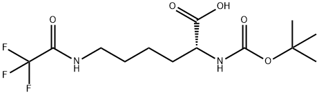 BOC-D-LYS(TFA)-OH Structure