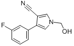 4-(3-FLUOROPHENYL)-1-(HYDROXYMETHYL)-1H-PYRROLE-3-CARBONITRILE|