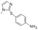 4-[(1-METHYL-1H-IMIDAZOL-2-YL)티오]아닐린