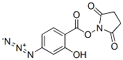 4-azidosalicylic acid N-hydroxysuccinimide ester Struktur