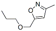 Isoxazole, 3-methyl-5-(propoxymethyl)- (9CI) 结构式