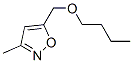 Isoxazole, 5-(butoxymethyl)-3-methyl- (9CI) 化学構造式