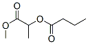 酪酸2-メトキシ-1-メチル-2-オキソエチル 化学構造式