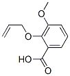 3-メトキシ-2-(2-プロペニルオキシ)安息香酸 化学構造式