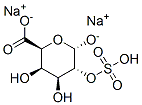 2-O-(ソジオスルホ)-α-D-ガラクトピラヌロン酸ナトリウム 化学構造式