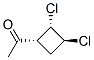 Ethanone, 1-(2,3-dichlorocyclobutyl)-, (1alpha,2alpha,3beta)- (9CI) 结构式