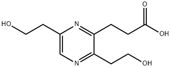 3,6-Bis(2-hydroxyethyl)-2-pyrazinepropanoic Acid