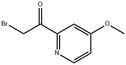 2-BROMO-1-(4-METHOXYPYRIDIN-2-YL)ETHANONE Struktur