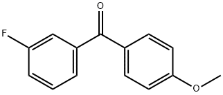 3-フルオロ-4'-メトキシベンゾフェノン 化学構造式