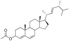 (22E)-Ergosta-4,6,22-trien-3-yl acetate Struktur