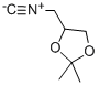 5-ISOCYANOMETHYL-2,2-DIMETHYLDIOXOLANE Struktur