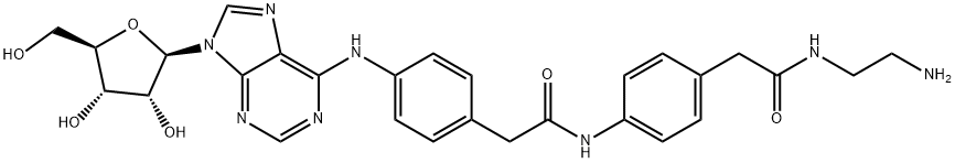 アデノシンアミン同族体 水和物 化学構造式