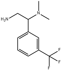 N*1*,N*1*-Dimethyl-1-(3-trifluoromethyl-phenyl)-ethane-1,2-diamine Structure