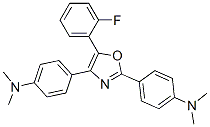 2,4-Bis[4-(dimethylamino)phenyl]-5-(2-fluorophenyl)oxazole Structure