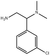 1-(3-CHLOROPHENYL)-N1,N1-DIMETHYL-1,2-ETHANEDIAMINE Struktur