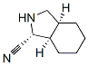 1H-Isoindole-1-carbonitrile,octahydro-,(1alpha,3aalpha,7aalpha)-(9CI) 化学構造式