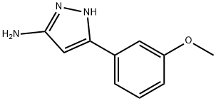 5-(3-METHOXY-PHENYL)-2H-PYRAZOL-3-YLAMINE Struktur