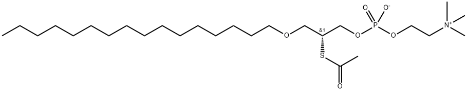96801-55-7 1-O-十六烷基-2-硫代乙酰基-2-脱氧-SN-甘油基-3-磷酸胆碱