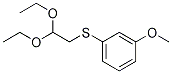 (2,2-二乙氧基乙基)(3-甲氧基苯基)硫烷, 96803-85-9, 结构式