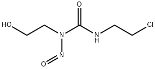 1-nitroso-1-(2-hydroxyethyl)-3-(2-chloroethyl)urea Struktur