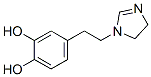 1,2-Benzenediol, 4-[2-(4,5-dihydro-1H-imidazol-1-yl)ethyl]- (9CI),96826-14-1,结构式