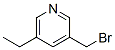 Pyridine, 3-(bromomethyl)-5-ethyl- (9CI) Structure