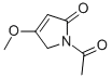 2H-Pyrrol-2-one, 1-acetyl-1,5-dihydro-4-methoxy- (9CI) Struktur