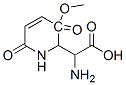 N(3)-(4-methoxyfumaroyl)-2,3-diaminopropionic acid, 96920-07-9, 结构式