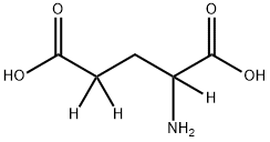 DL-GLUTAMIC-2,4,4-D3 ACID Structure