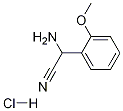 2-氨基-2-(2-甲氧基苯)乙腈盐酸盐 结构式