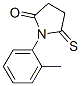 2-Pyrrolidinone,  1-(2-methylphenyl)-5-thioxo- Struktur