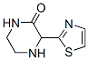 Piperazinone, 3-(2-thiazolyl)- (9CI) Structure