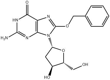 8-Benzyloxy-2'-deoxy-D-guanosine Struktur