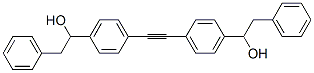 Bis(p-(alpha-hydroxyphenethyl)phenyl)acetylene Structure