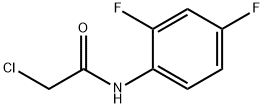 N-CHLOROACETYL-2,4-DIFLUOROANILINE Struktur