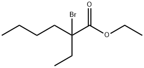 Ethyl 2-bromo-2-ethylhexanoate Struktur
