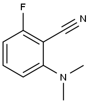 2-二甲基氨-6-氟苯甲腈,96994-73-9,结构式