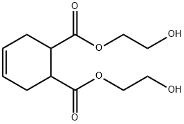 4-Cyclohexene-1,2-dicarboxylic acid bis(2-hydroxyethyl) ester Structure