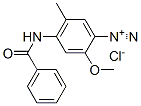 4-(benzoylamino)-2-methoxy-5-methylbenzenediazonium chloride|