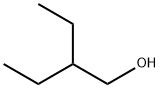2-ETHYL-1-BUTANOL Struktur