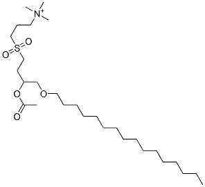 3-((3-(아세틸옥시)-4-(헥사데실옥시)부틸)술포닐)-N,N,N-트리메틸-1-프로판아미늄