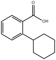 2-シクロヘキシル安息香酸 化学構造式