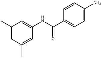 4-アミノ-N-(3,5-ジメチルフェニル)ベンズアミド 化学構造式
