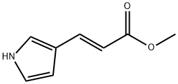 (E)-methyl 3-(1H-pyrrol-3-yl)acrylate Struktur