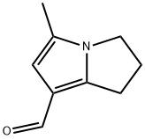 1H-Pyrrolizine-7-carboxaldehyde, 2,3-dihydro-5-methyl- (9CI) Structure