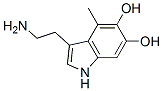 1H-Indole-5,6-diol, 3-(2-aminoethyl)-4-methyl- (9CI) 结构式