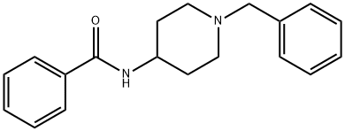 N-苄基-4-苯甲酰氨基哌啶, 971-34-6, 结构式