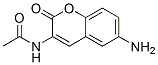 N-(6-Amino-2-oxo-2H-1-benzopyran-3-yl)acetamide Structure