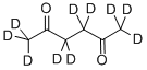 2,5-HEXANEDIONE-D10,97135-07-4,结构式